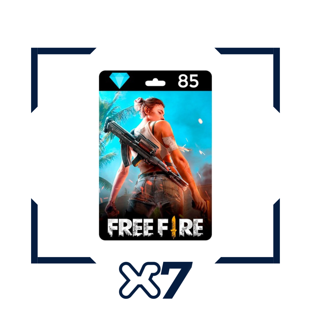 Cartão Garena Free Fire - 85 Diamantes