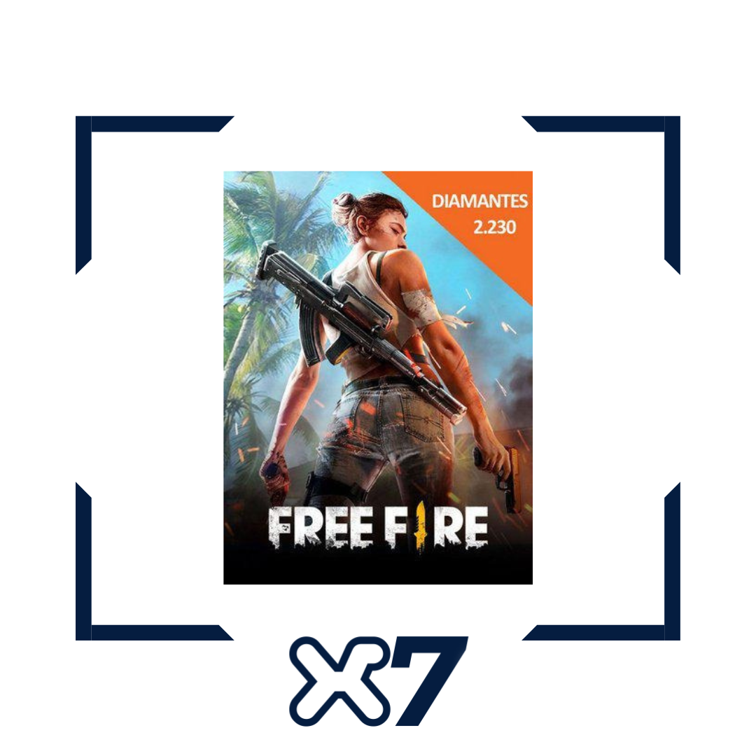 Cartão Garena Free Fire - 2230 Diamantes