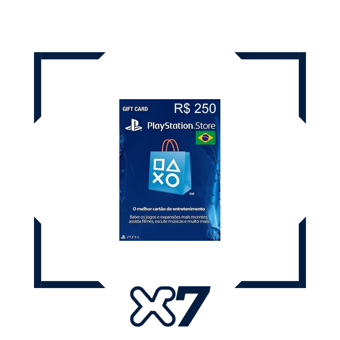 Playstation Store Brasil - R$ 250,00