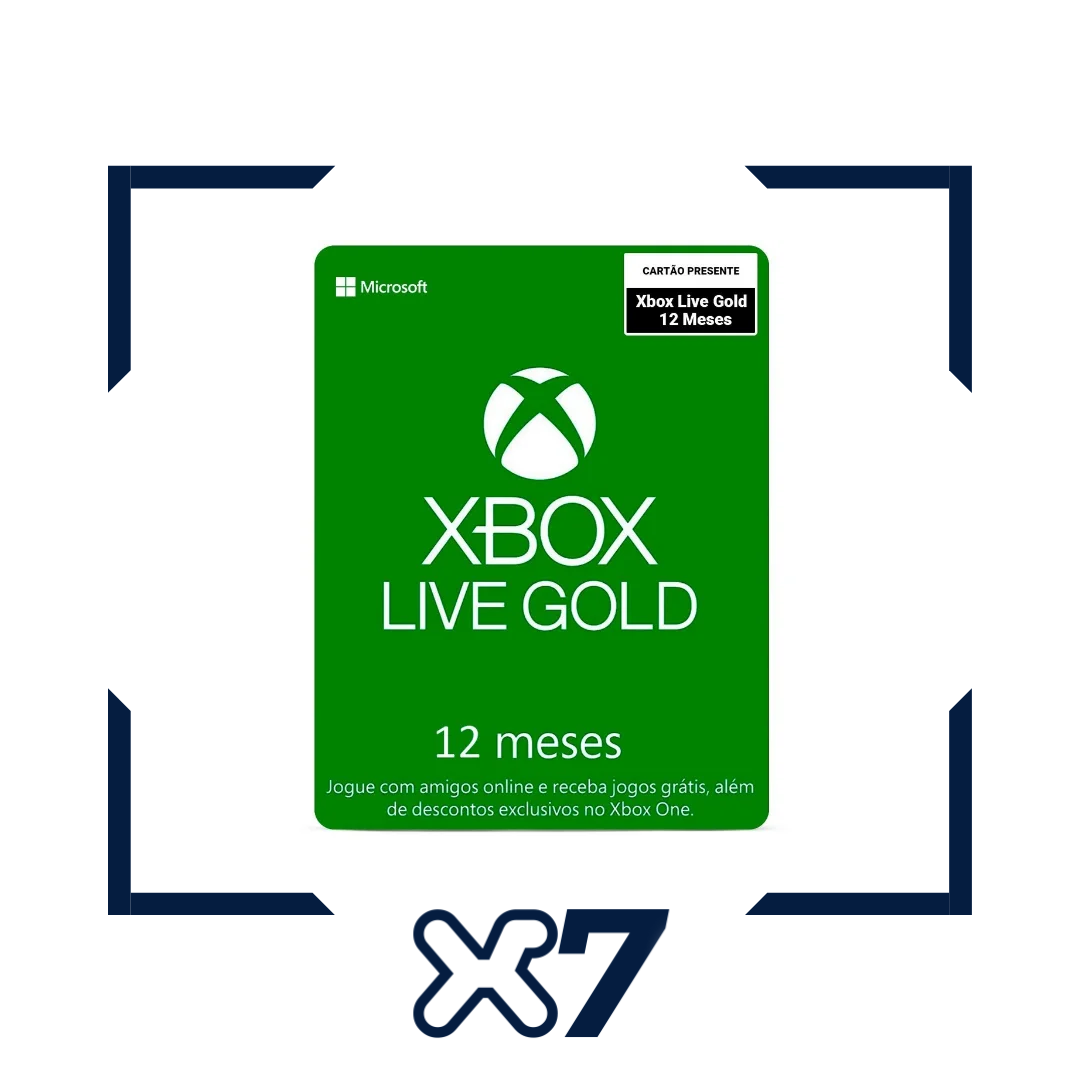 Xbox Live Gold - Assinatura 12 Meses